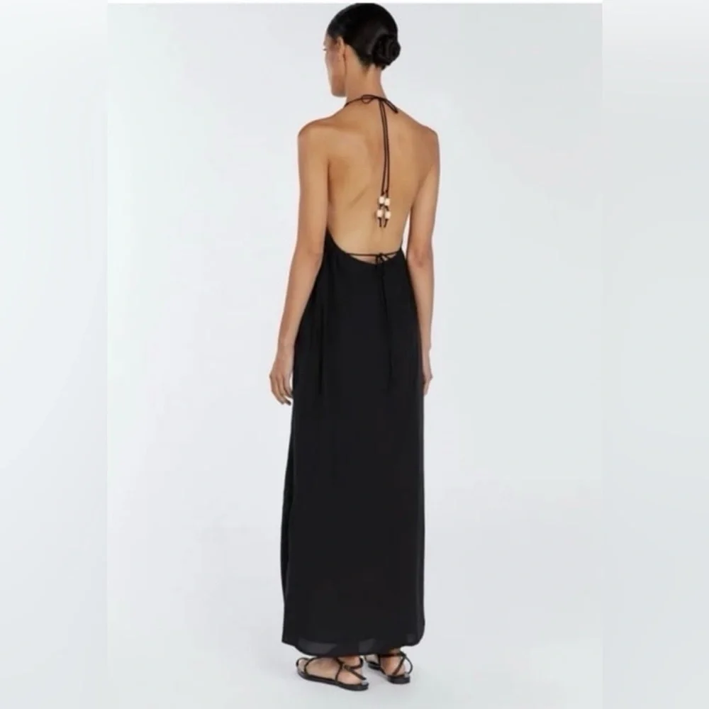 NWT | Dissh The Sarah Halter Maxi Dress in BlackUS Size 6 - Picture 7 of 13